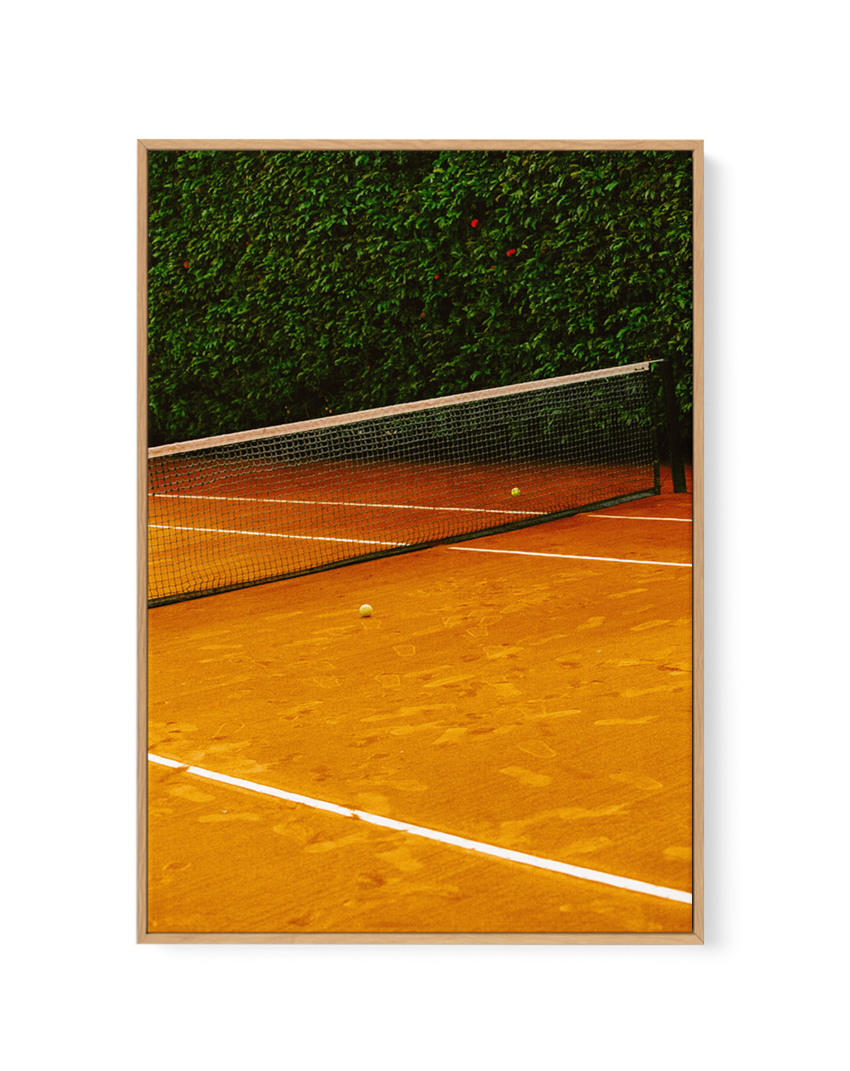 Open Court by Carson Grzegorczyk | Framed Canvas Art Print