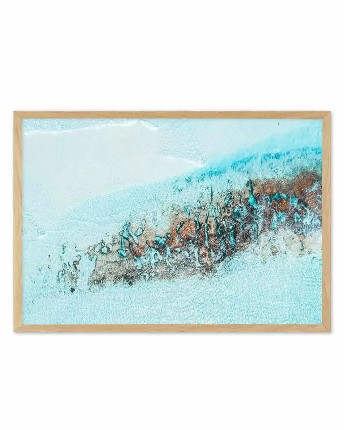 11 Mile Beach, Esperance | Aerial Photo Wall Art Print from Olive et Oriel where you can shop wallpaper and artworks online