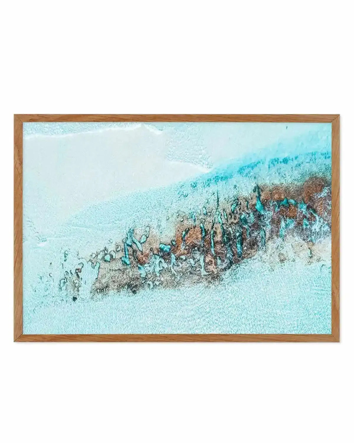 11 Mile Beach, Esperance | Aerial Photo Wall Art Print from Olive et Oriel where you can shop wallpaper and artworks online