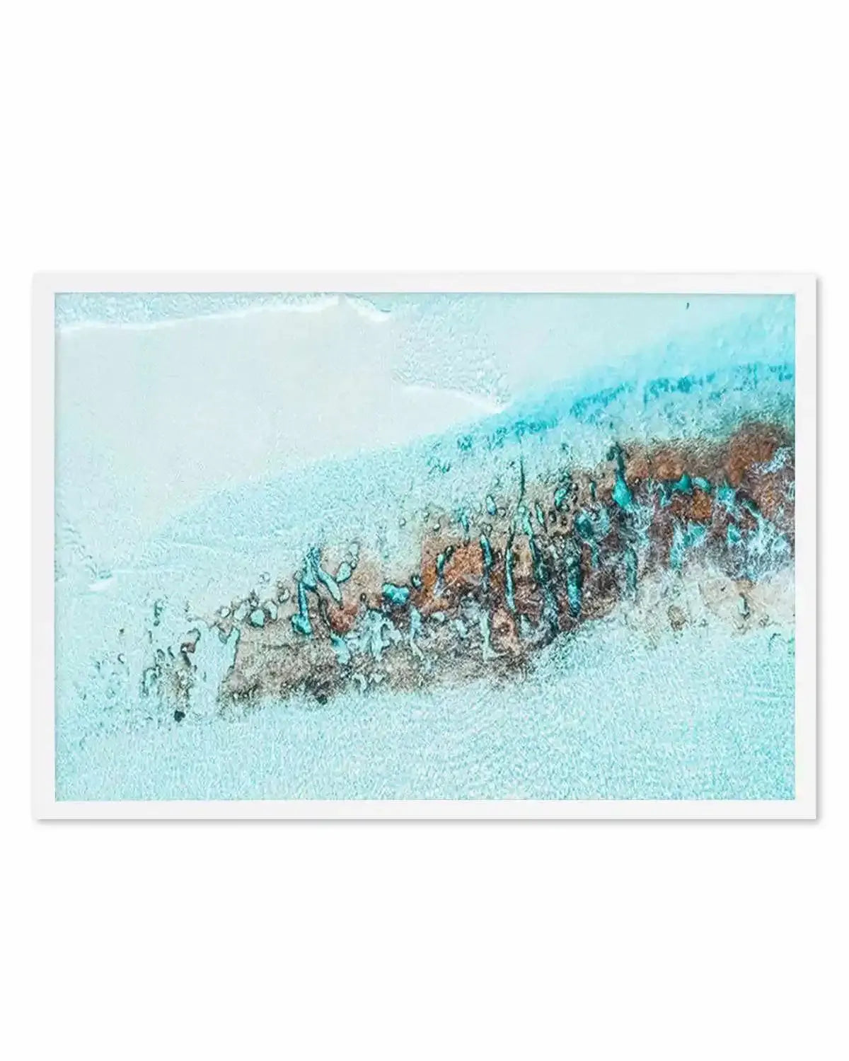 11 Mile Beach, Esperance | Aerial Photo Wall Art Print from Olive et Oriel where you can shop wallpaper and artworks online