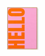 Hello By Athene Fritsch | Framed Canvas Art Print