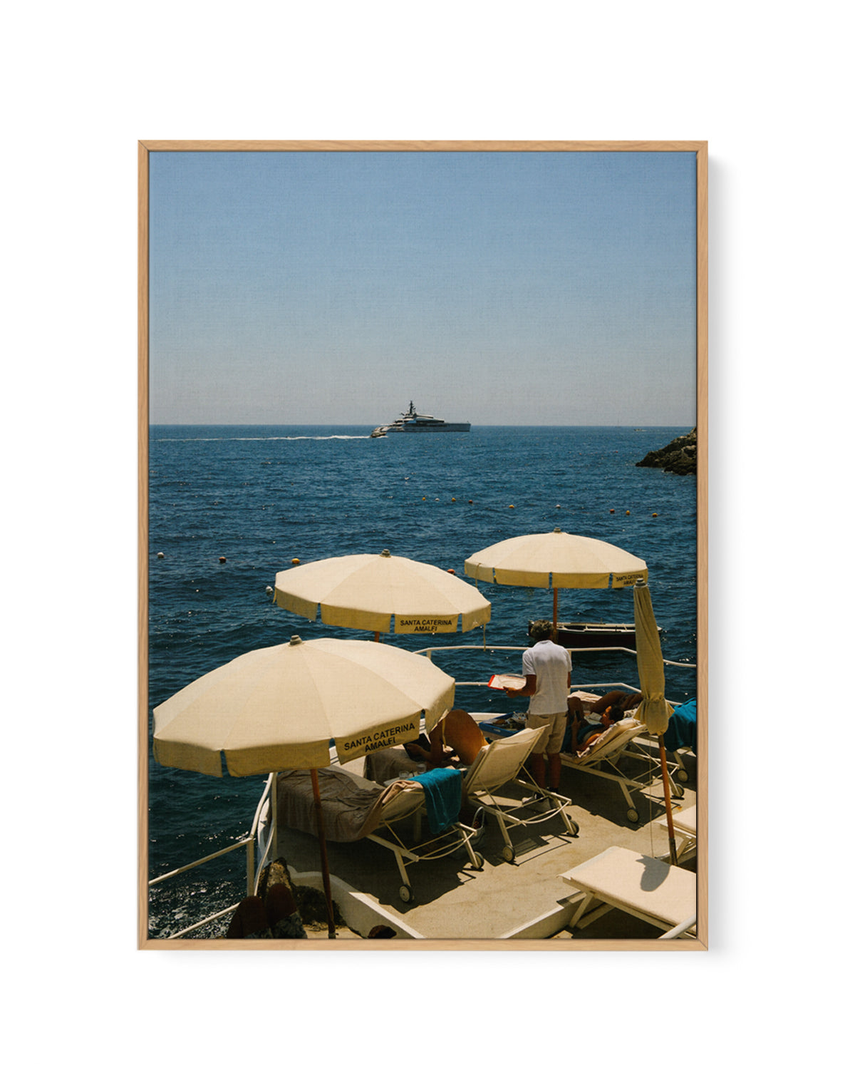 Amalfi by Carson Grzegorczyk | Framed Canvas Art Print