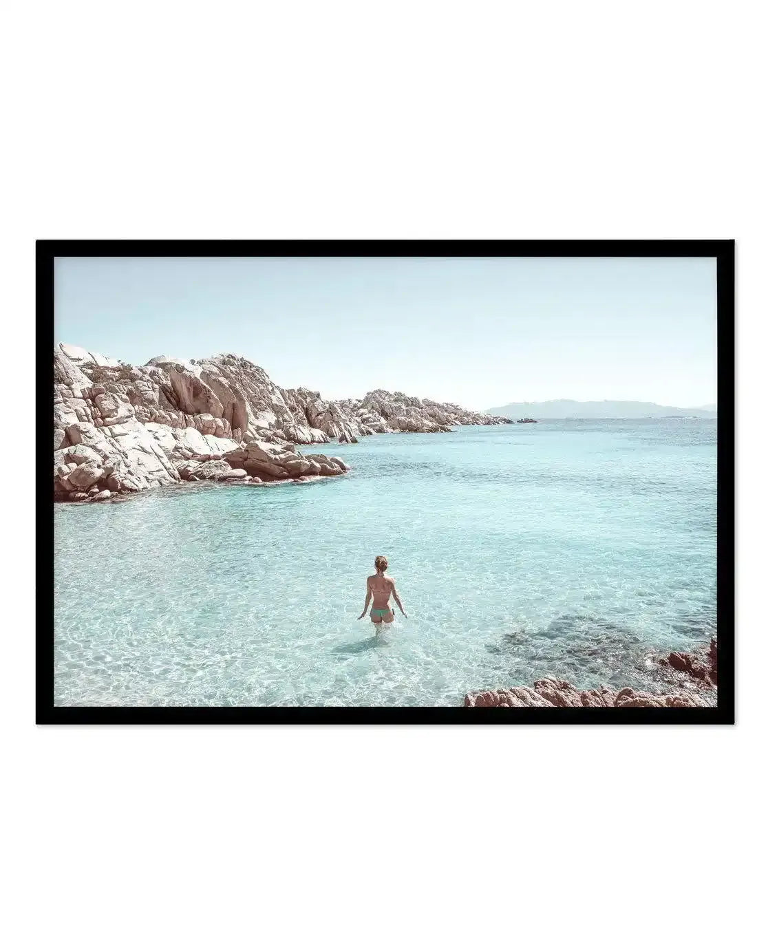 1960s Paradise Art Print-PRINT-Olive et Oriel-Olive et Oriel-A5 | 5.8" x 8.3" | 14.8 x 21cm-Black-With White Border-Buy-Australian-Art-Prints-Online-with-Olive-et-Oriel-Your-Artwork-Specialists-Austrailia-Decorate-With-Coastal-Photo-Wall-Art-Prints-From-Our-Beach-House-Artwork-Collection-Fine-Poster-and-Framed-Artwork