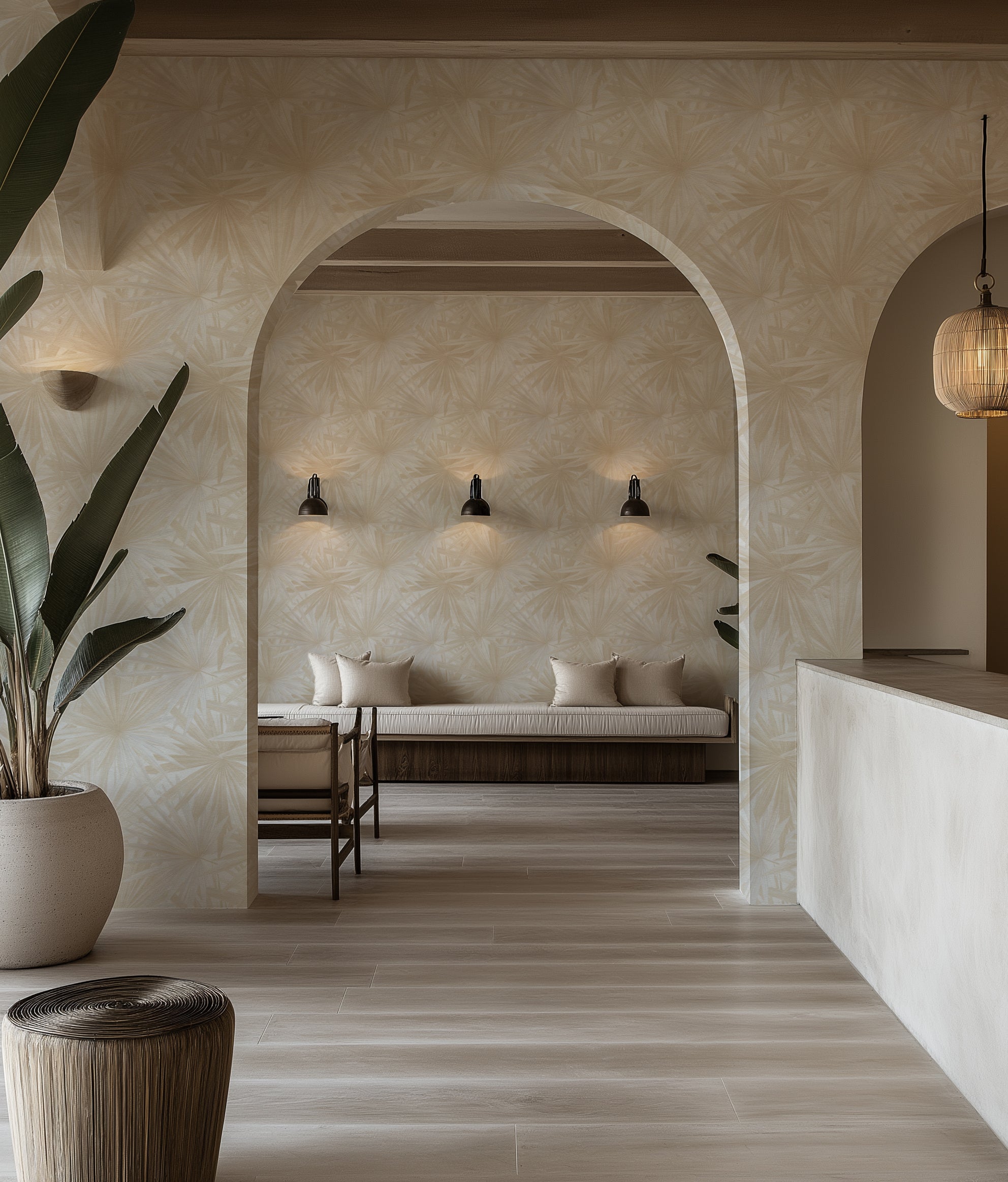 Casa del Coco Commercial Vinyl Wallpaper from Olive et Oriel where you can shop wallpaper and artworks online