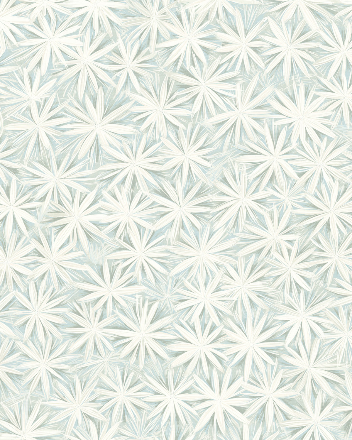 Coastal Rosette Commercial Vinyl Wallpaper