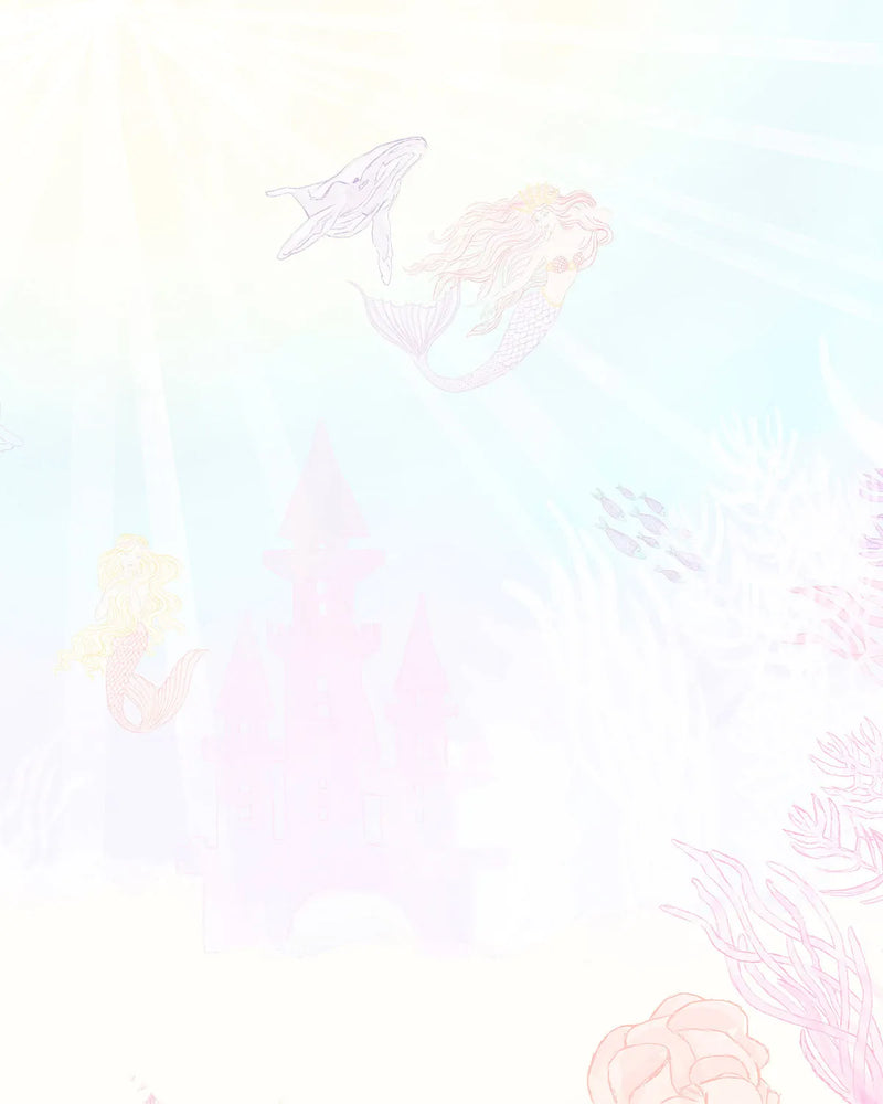 Mermaids Ocean Mural Wallpaper Mural from Olive et Oriel where you can shop wallpaper and artworks online