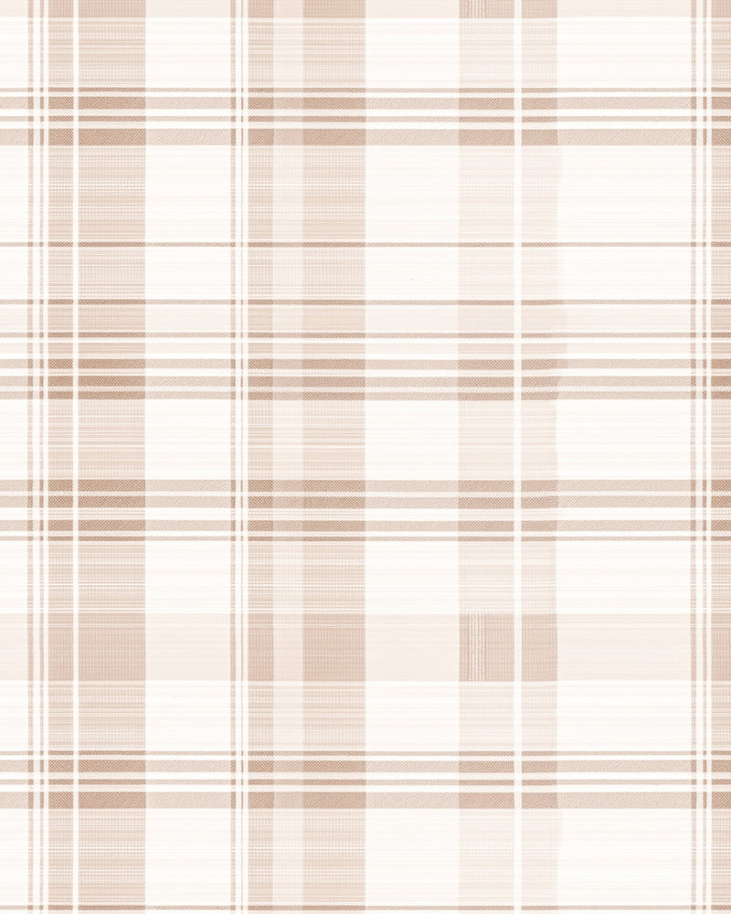 Camper Plaid Wallpaper from Olive et Oriel where you can shop wallpaper and artworks online