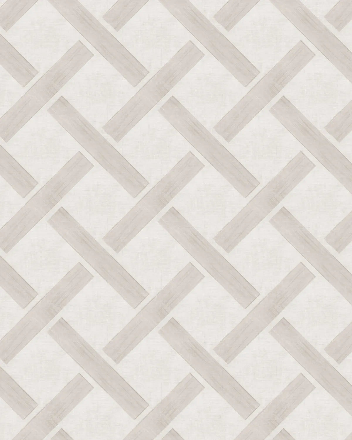 Criss Cross Lattice in Grey Beige Wallpaper from Olive et Oriel where you can shop wallpaper and artworks online