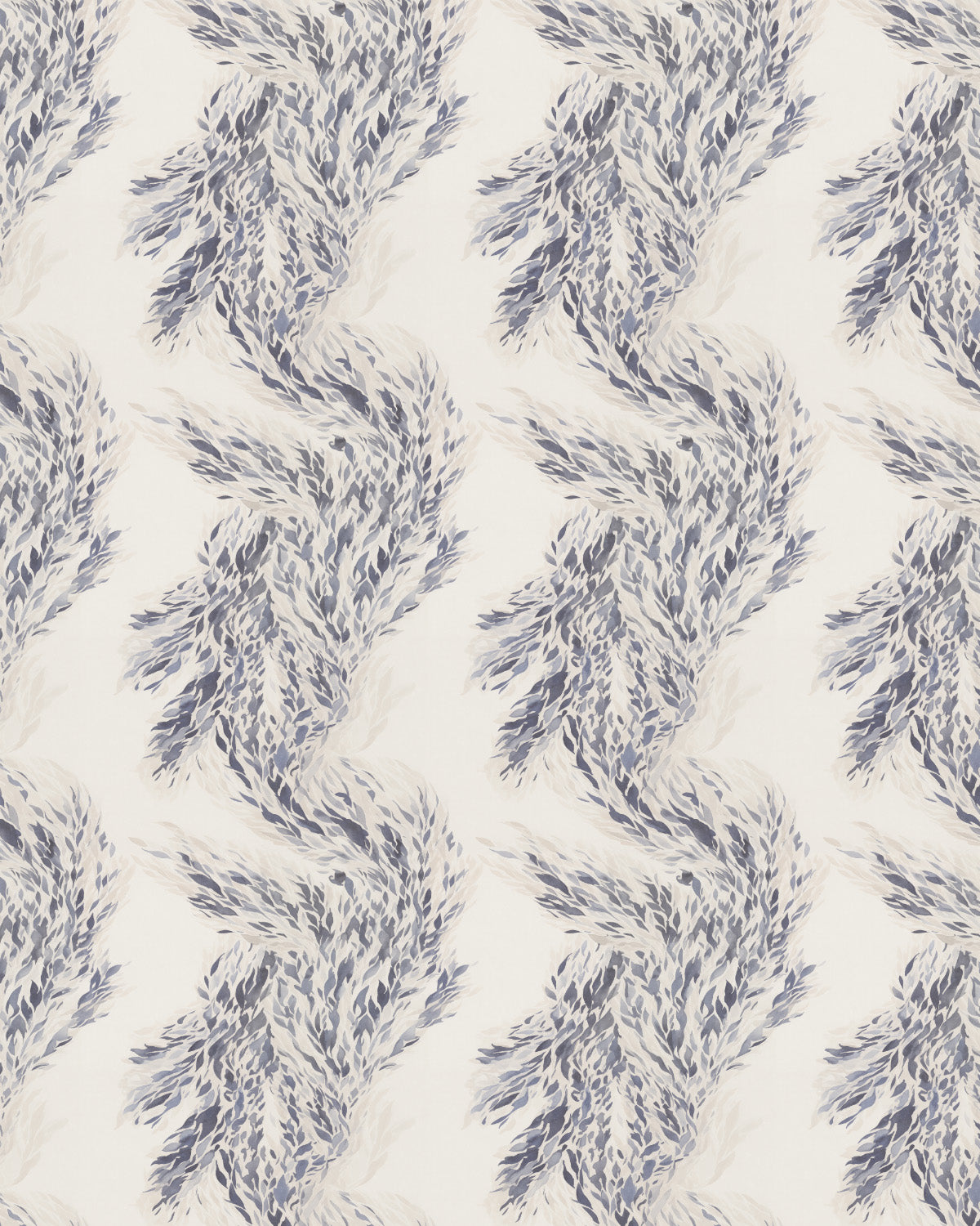 White Wash in Navy Blue Wallpaper