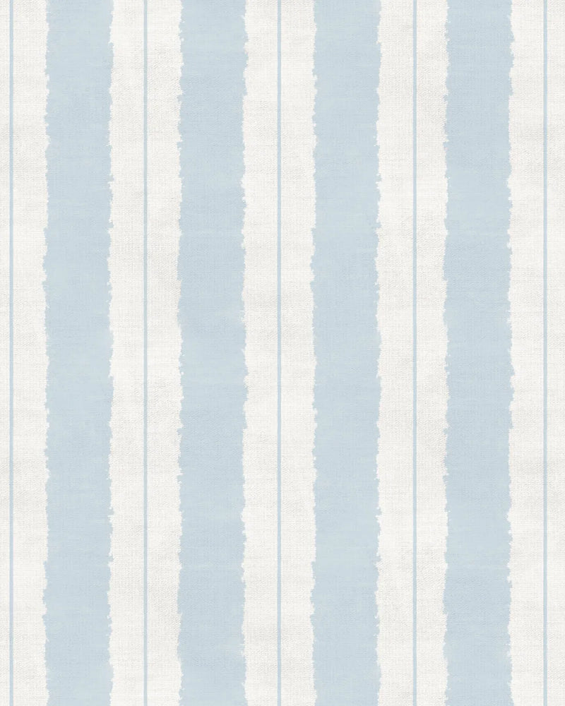 Painterly Stripes In Hamptons Blue Wallpaper from Olive et Oriel where you can shop wallpaper and artworks online