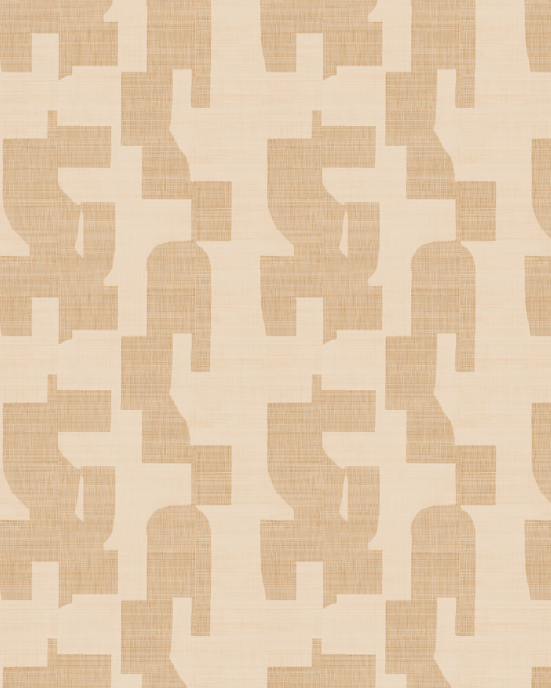 Hotham in Beige Commercial Vinyl Wallcovering