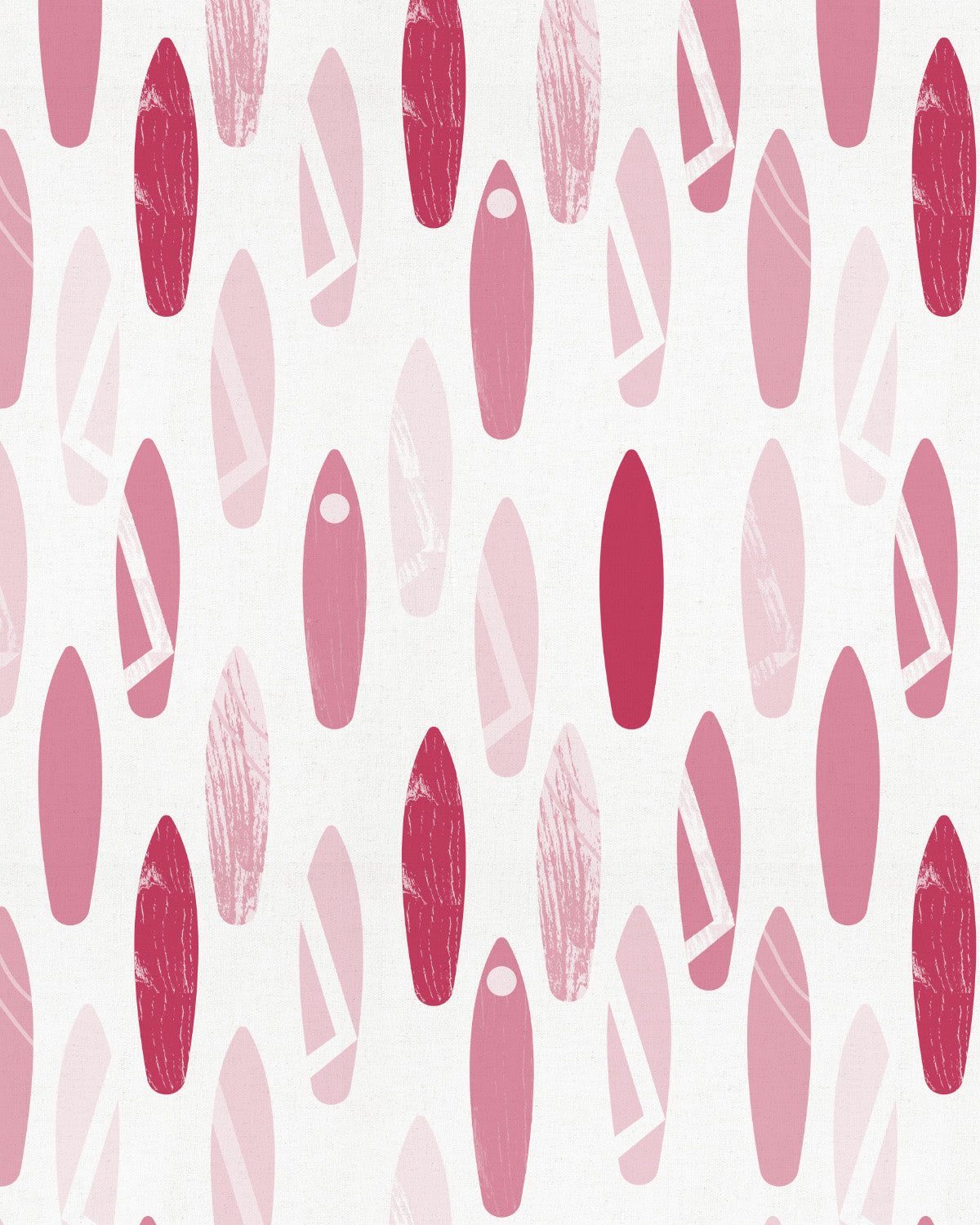 Malibu Surfboards in Pink Wallpaper