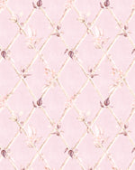Bamboo Florals in Country Pink Wallpaper