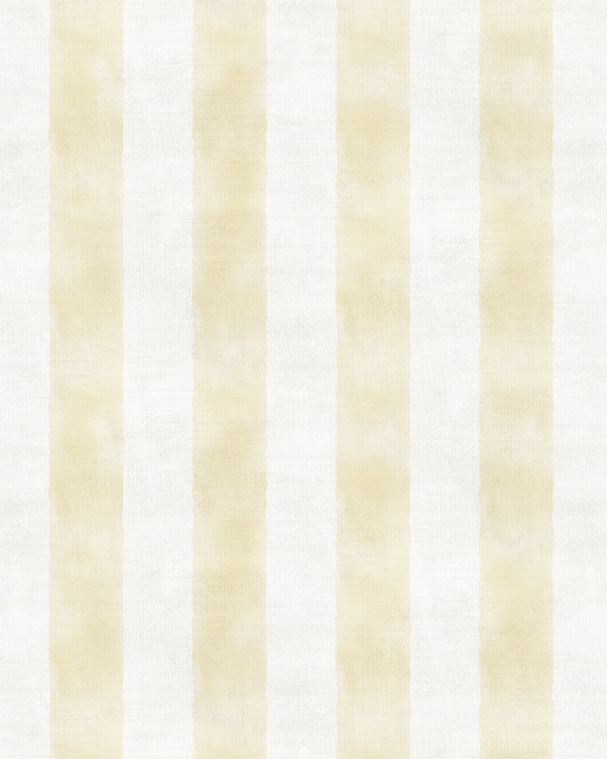 Painted Stripe In Lemon Yellow Wallpaper