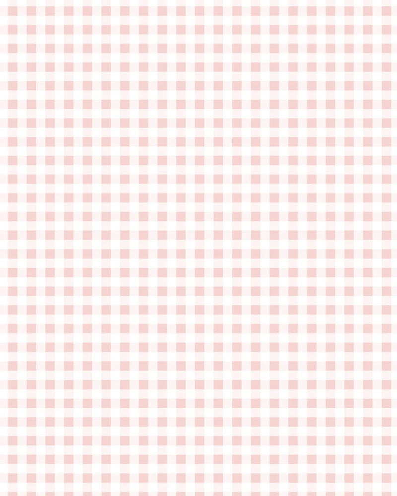 Petite Checkers in Doll Pink Wallpaper from Olive et Oriel where you can shop wallpaper and artworks online
