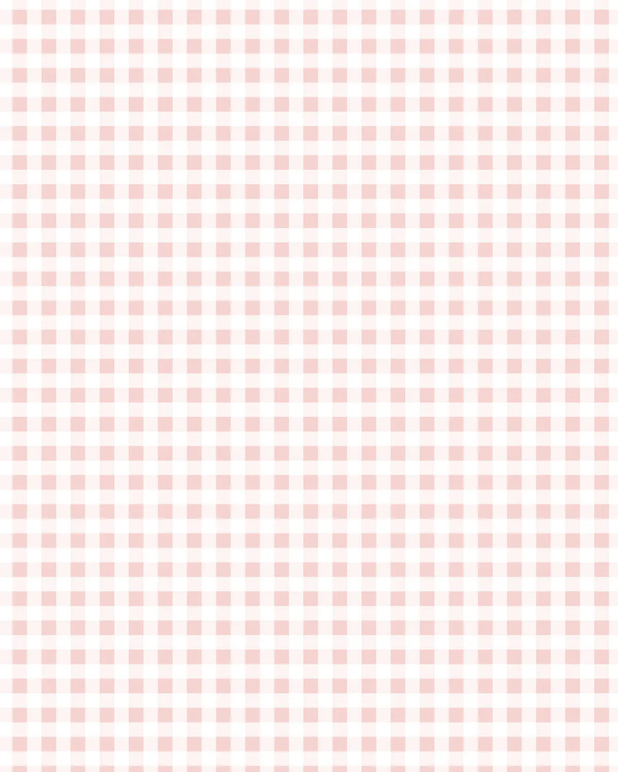 Petite Checkers in Doll Pink Wallpaper from Olive et Oriel where you can shop wallpaper and artworks online