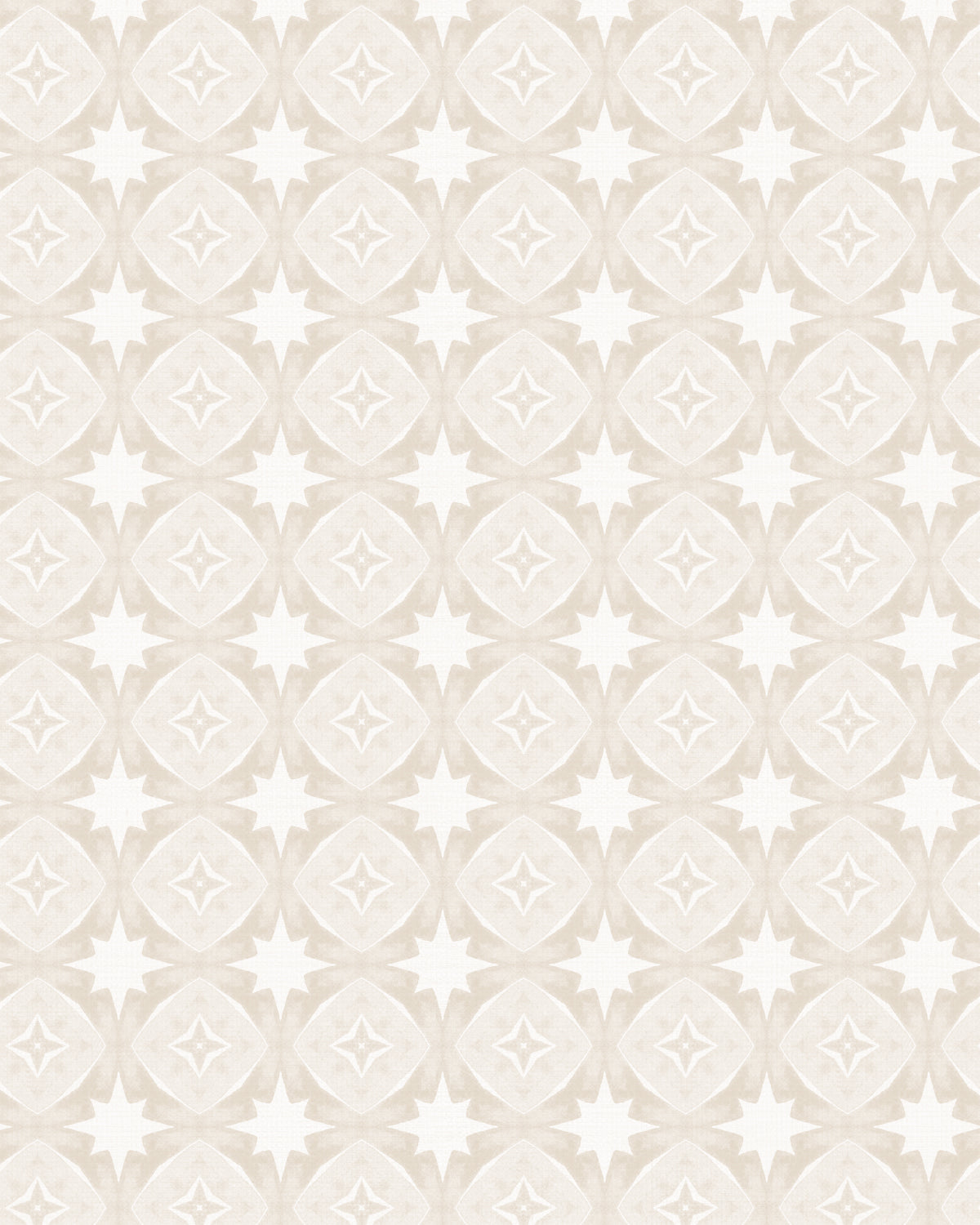 Vintage Tile Beige Wallpaper