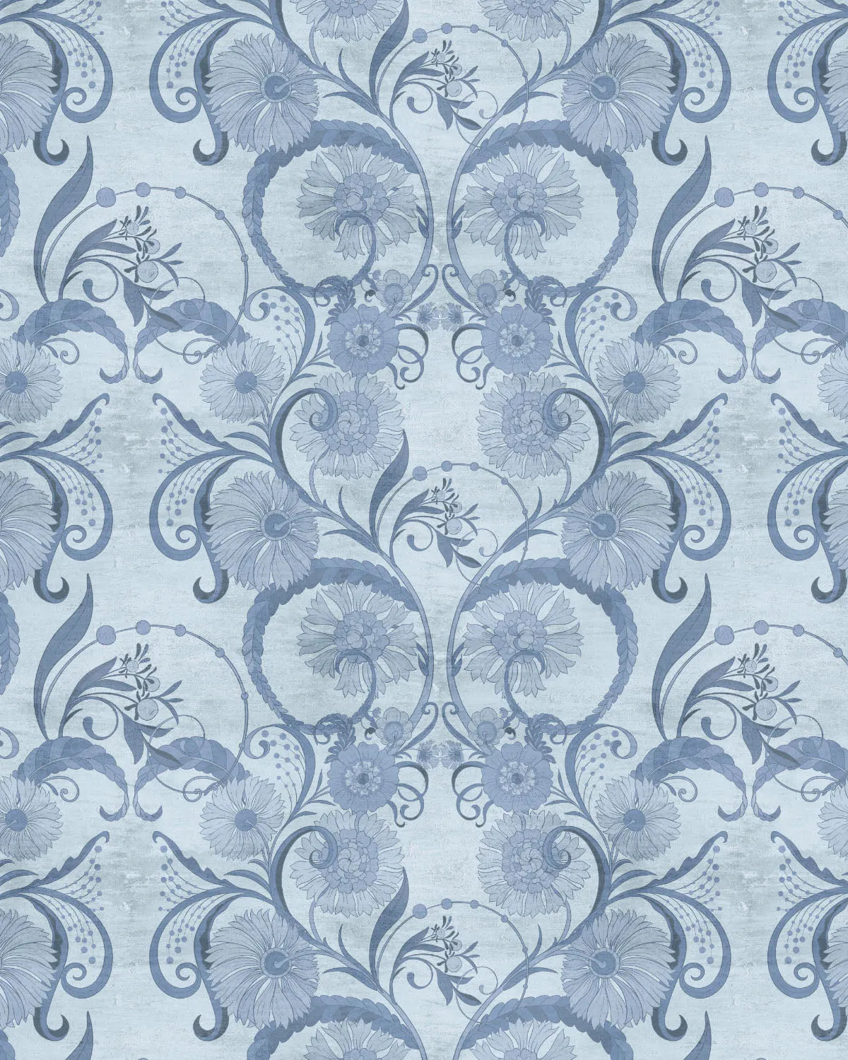 Decorative Navy Blue Wallpaper from Olive et Oriel where you can shop wallpaper and artworks online