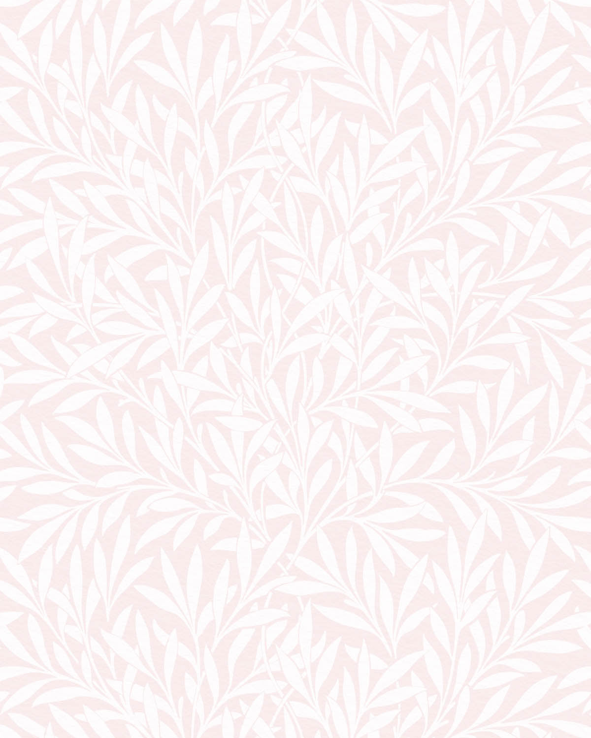 Leafy Pink Wallpaper