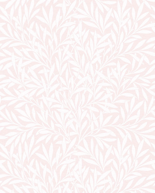 Leafy Pink Wallpaper