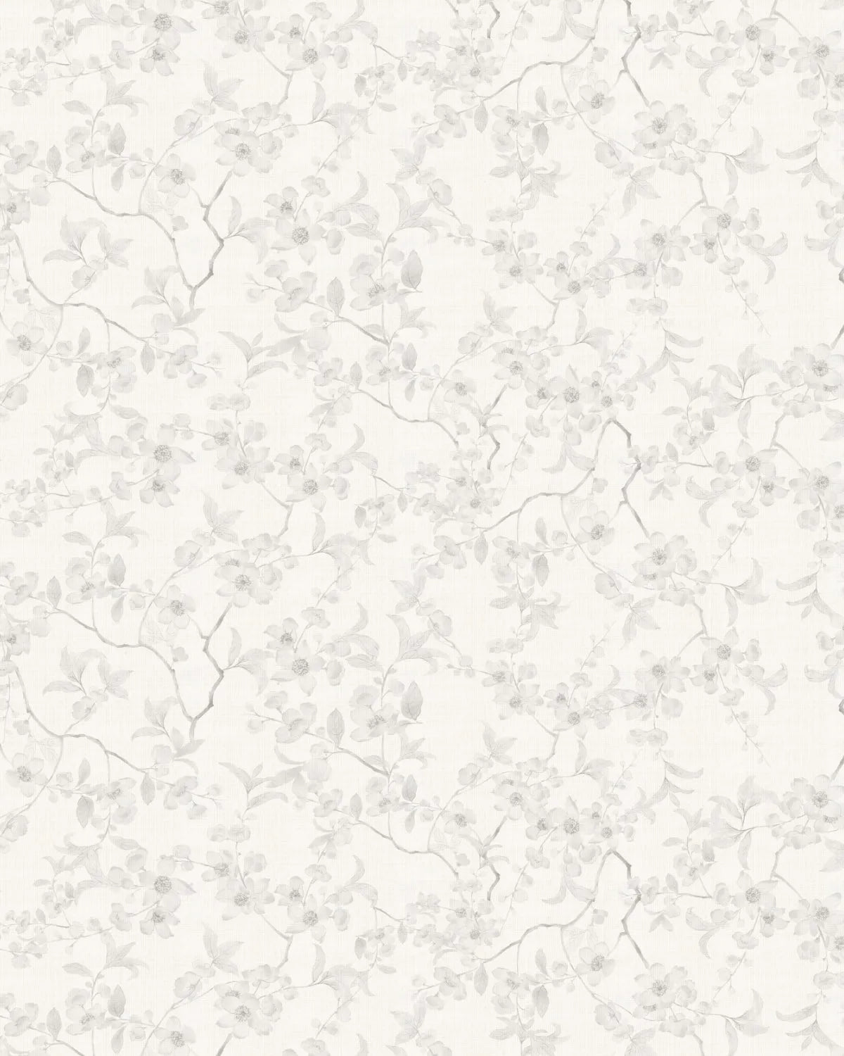 Country Floral Stems in Grey Wallpaper from Olive et Oriel where you can shop wallpaper and artworks online