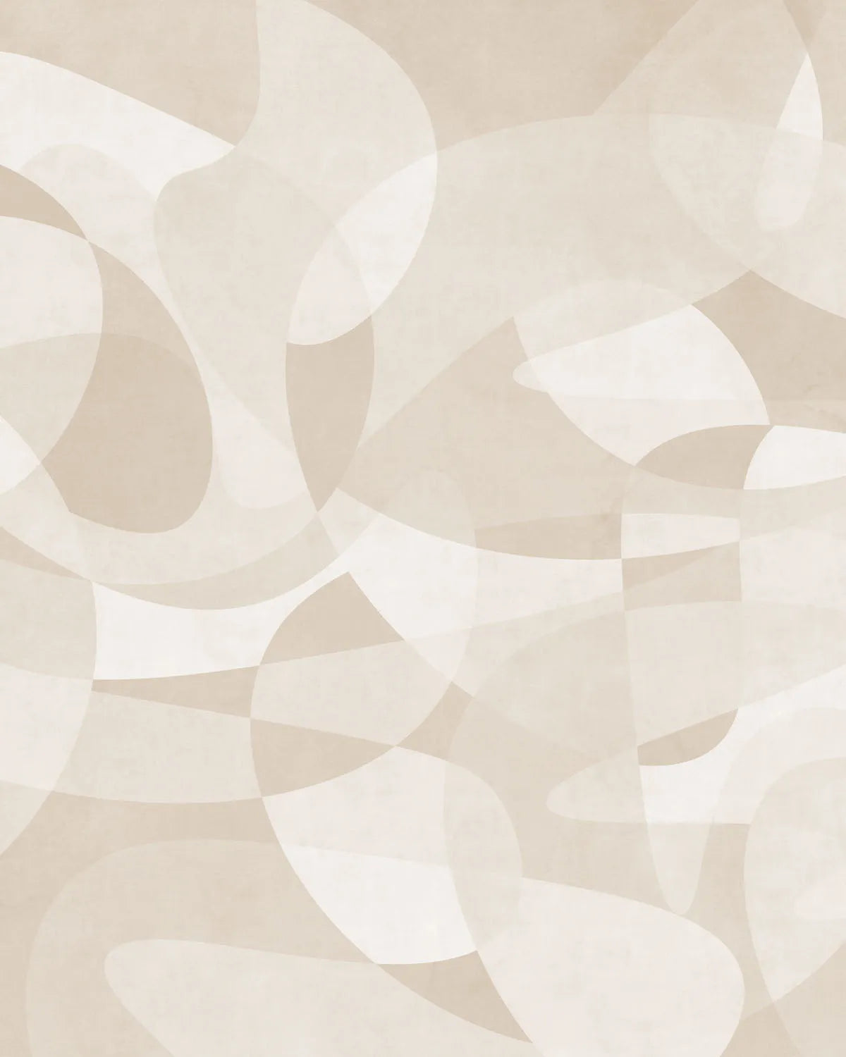 Mid Century Mural Beige Wallpaper from Olive et Oriel where you can shop wallpaper and artworks online