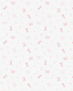 Sweet Butterflies in Soft Pink Wallpaper