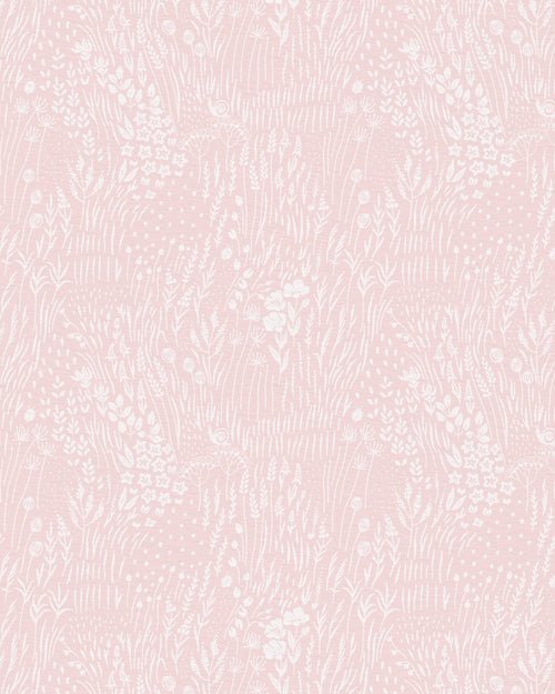 Garden Posies in Soft Pink Wallpaper