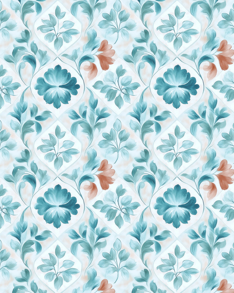 Barri Flora Wallpaper from Olive et Oriel where you can shop wallpaper and artworks online