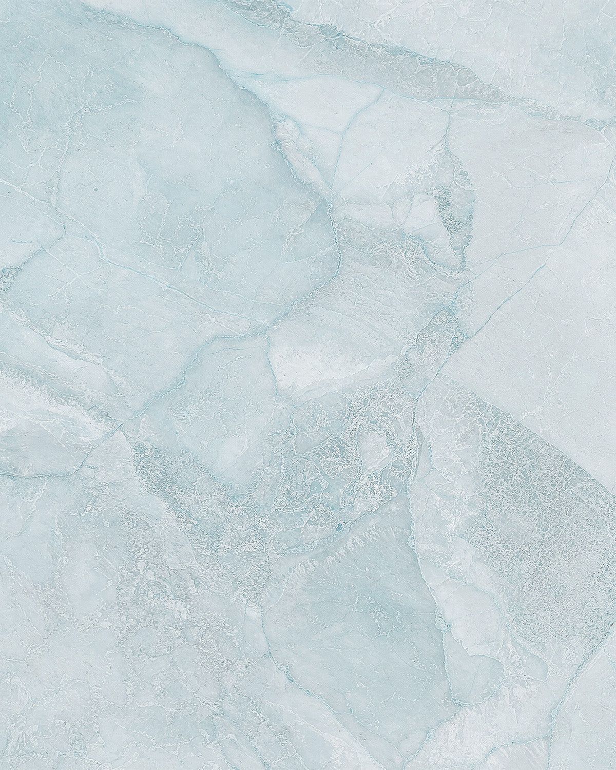 Soft Blue Marble Mural Wallpaper