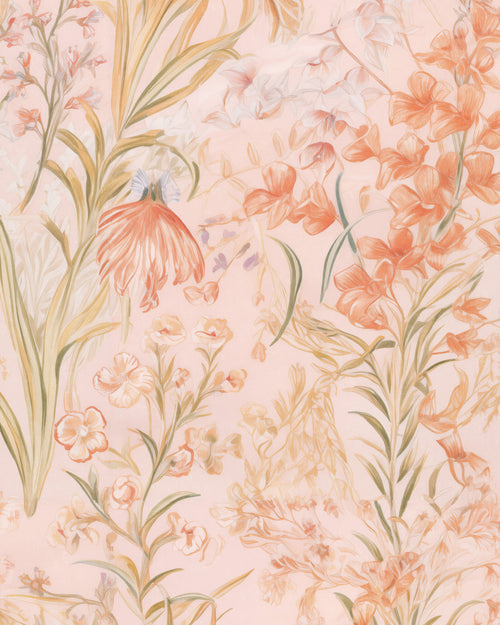 Blushing Blooms Wallpaper