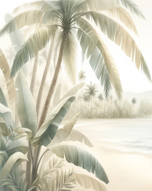 Palmy Paradise Wallpaper Mural