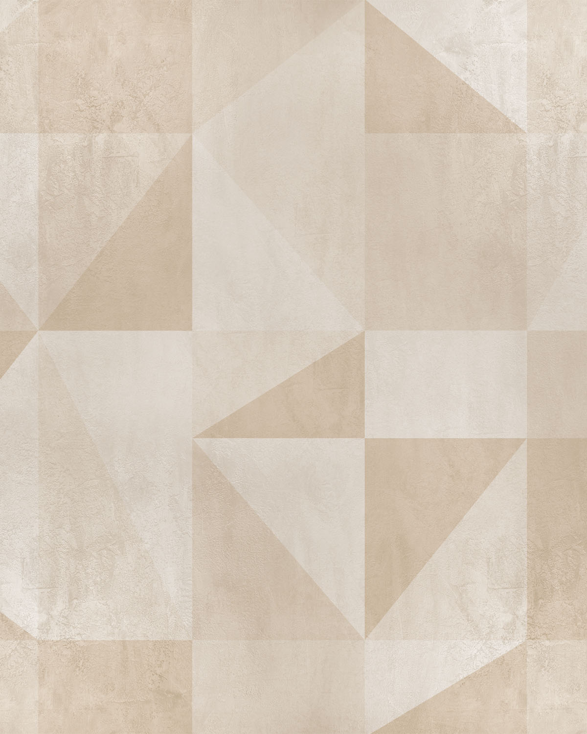 Venetian Geo Mural Beige Wallpaper