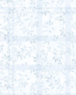 Hamptons Leafy Lattice in Light Blue Wallpaper