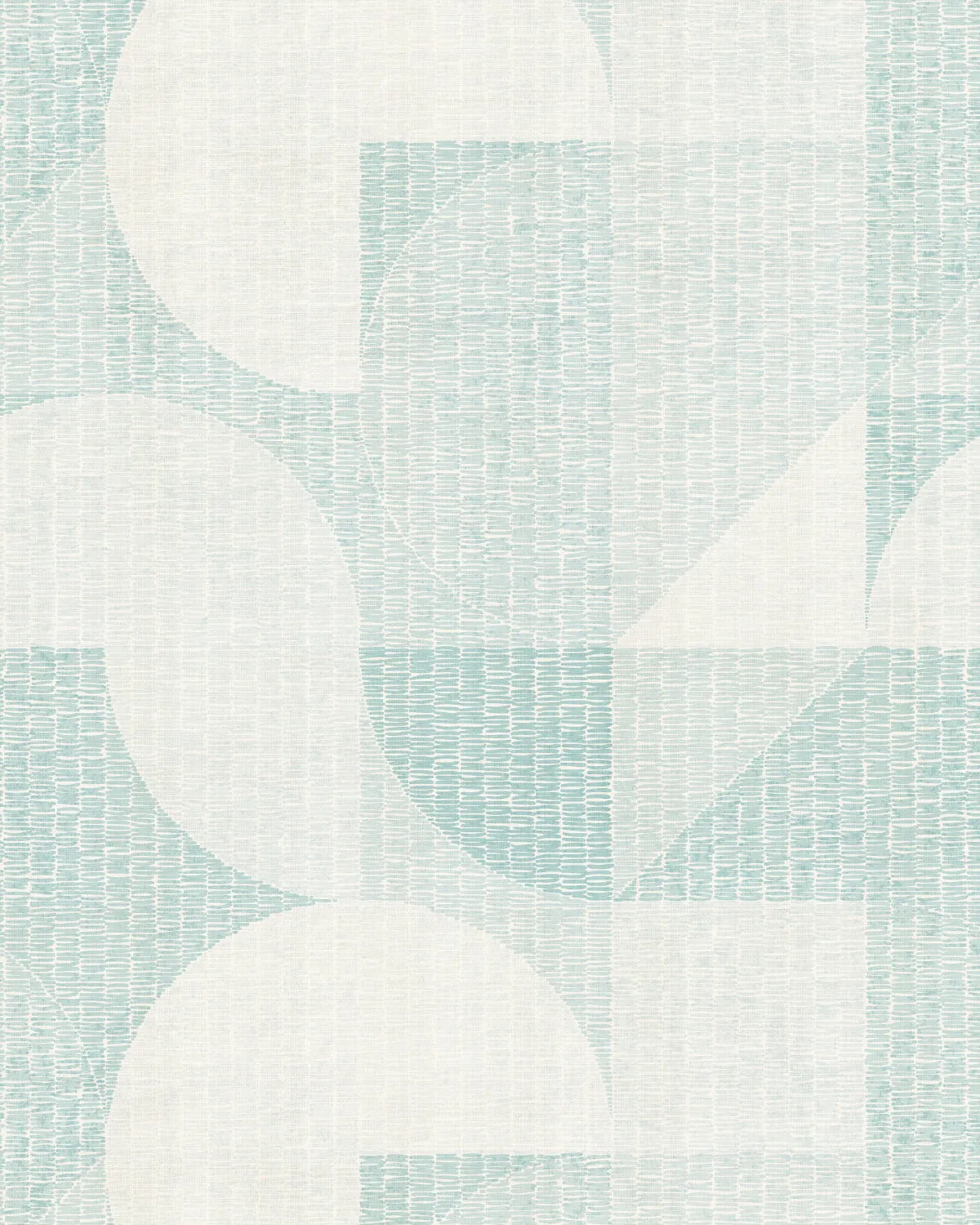 Cutting Shapes Light Teal Blue Wallpaper from Olive et Oriel where you can shop wallpaper and artworks online