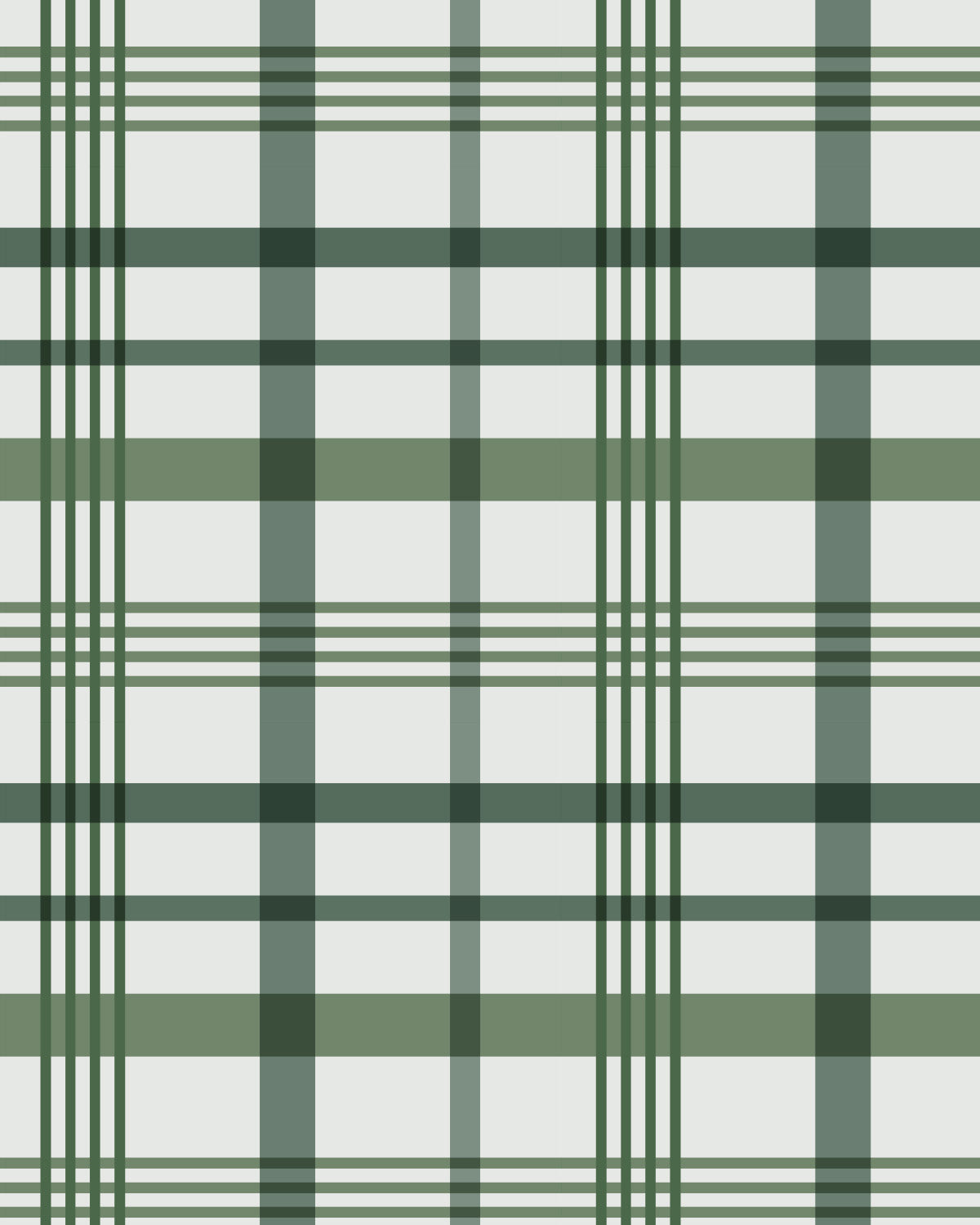 Dark Green Plaid Wallpaper