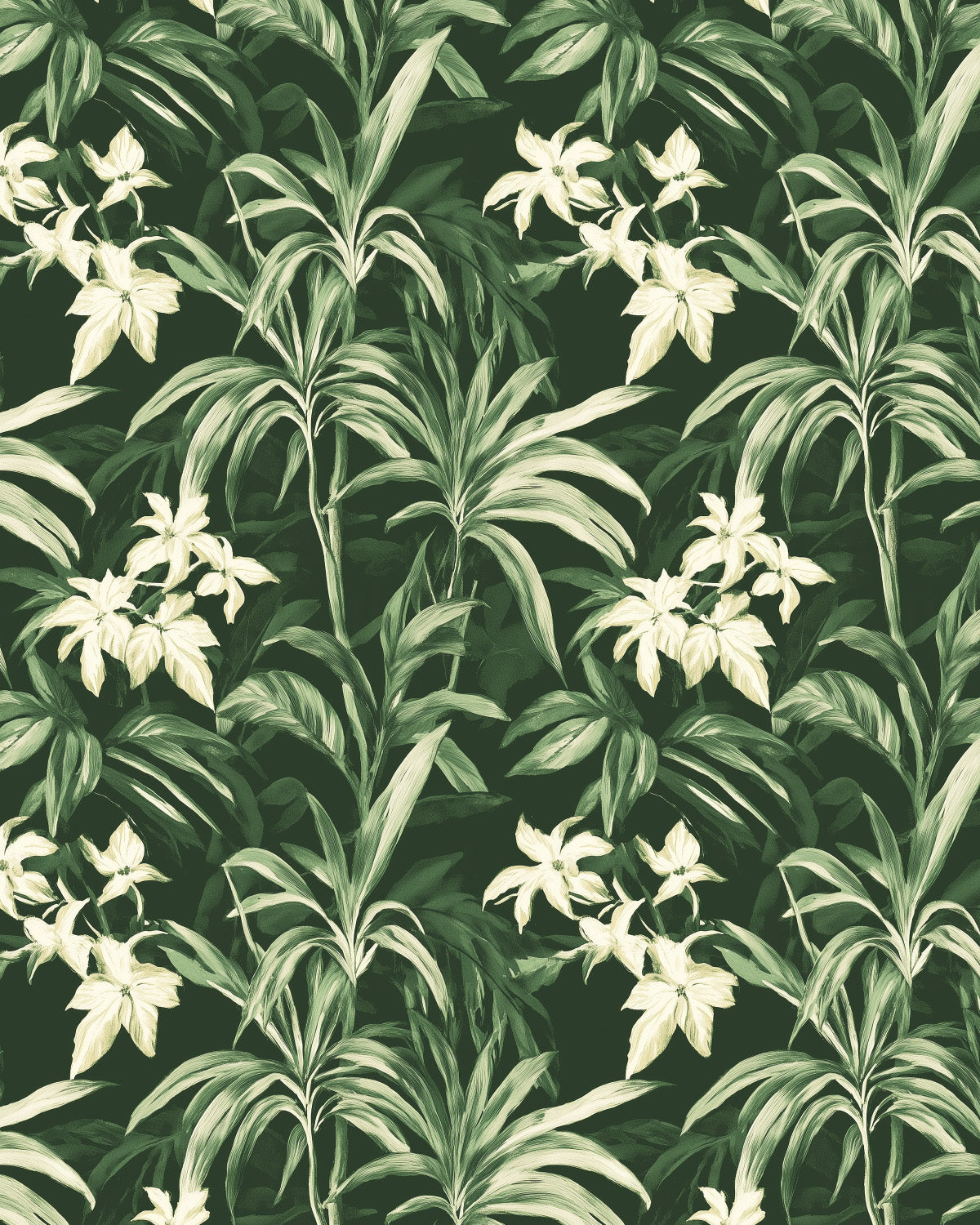 Colonial Botanical Oasis Wallpaper