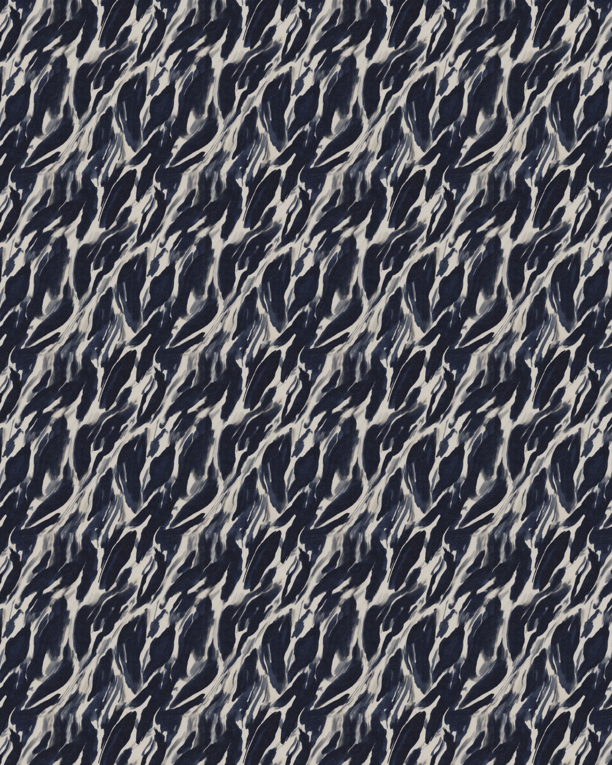 Tidal Drift in Navy Blue Wallpaper