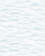 Cloudy Days in Soft Blue Wallpaper
