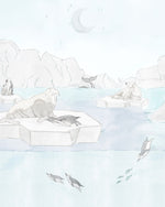 Antarctic Ocean Animals Wallpaper Mural