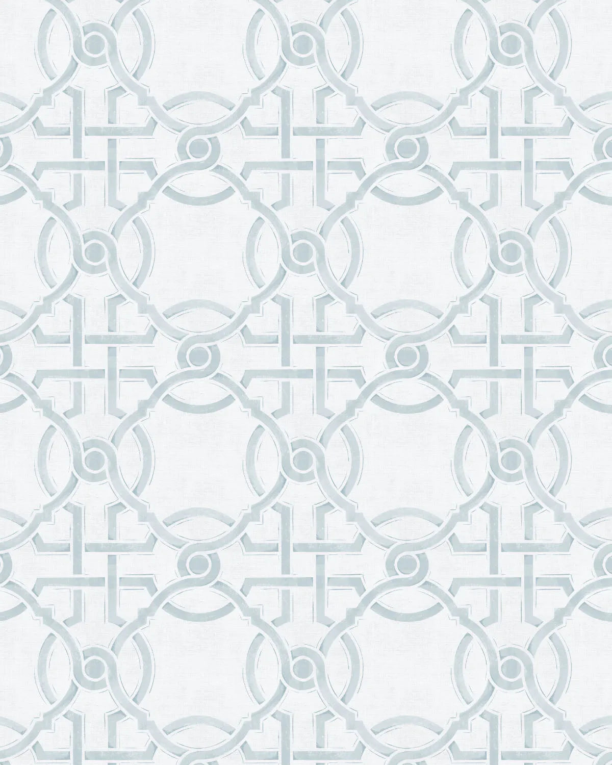 Sketched Trellis in Blue & White Wallpaper from Olive et Oriel where you can shop wallpaper and artworks online
