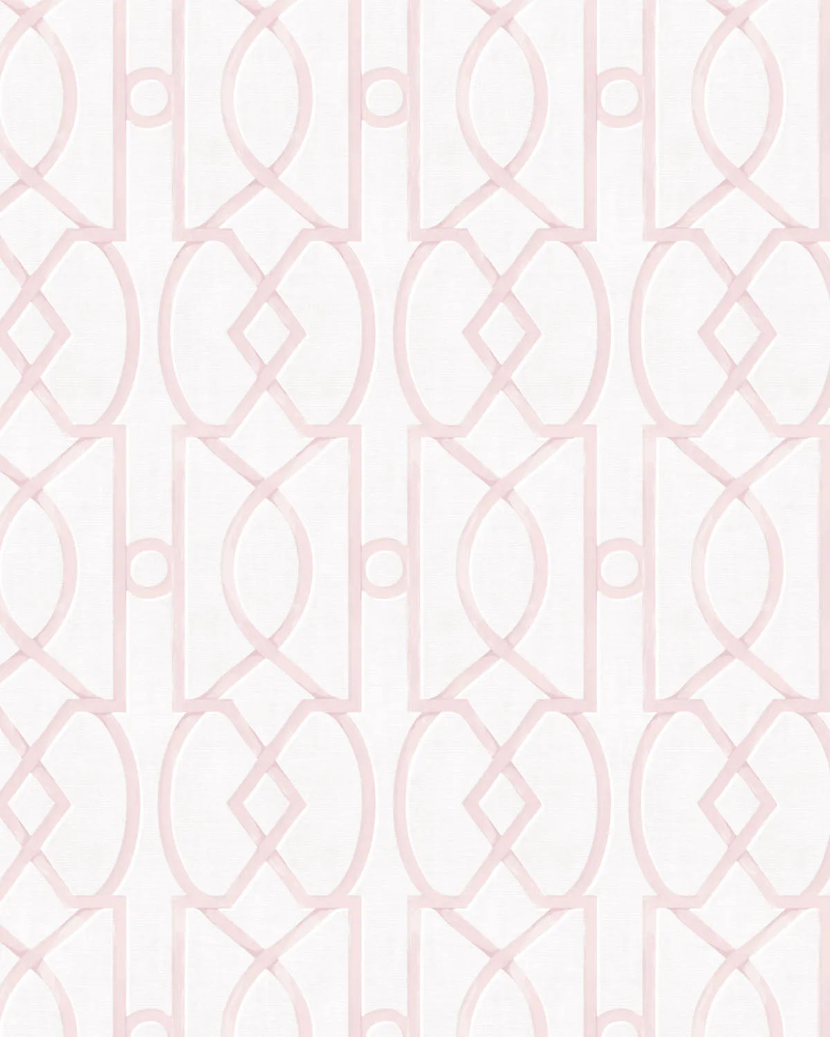Trellis Luxe in Soft Pink Wallpaper from Olive et Oriel where you can shop wallpaper and artworks online