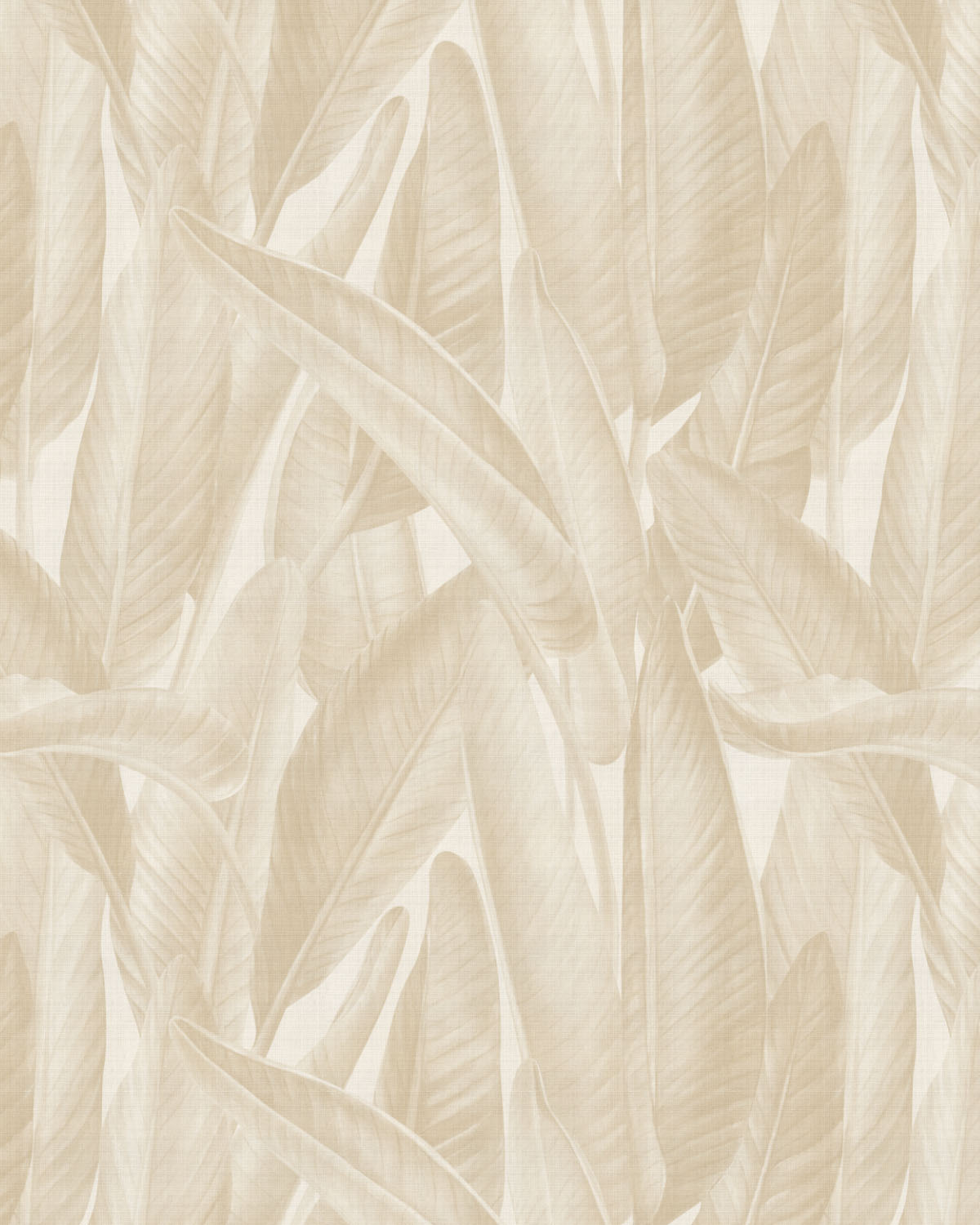 Gold Coast Palm Beige Wallpaper