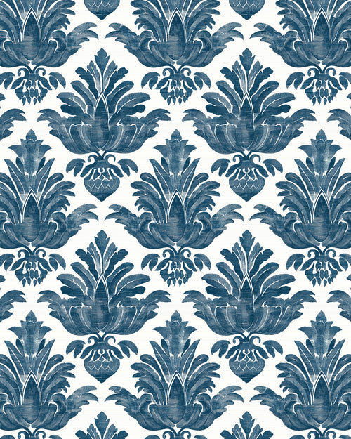 Savannah Colonial Blue Wallpaper