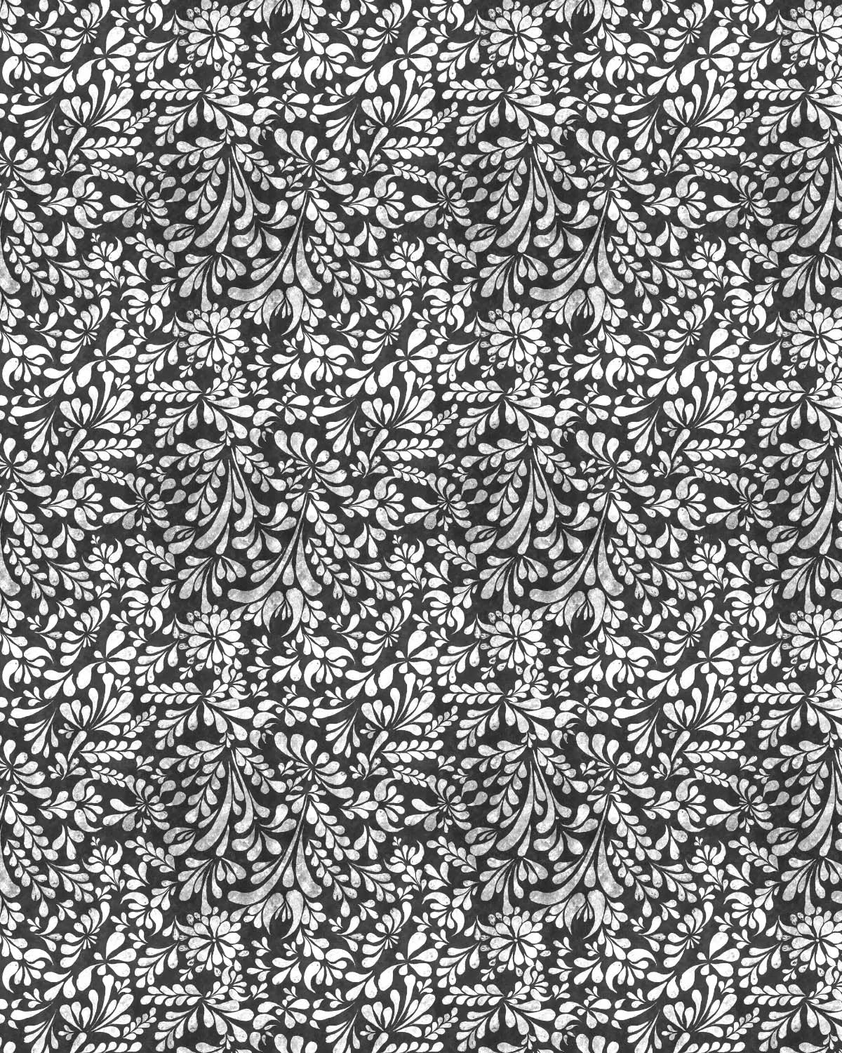 Moody Paisley Black & White Wallpaper from Olive et Oriel where you can shop wallpaper and artworks online