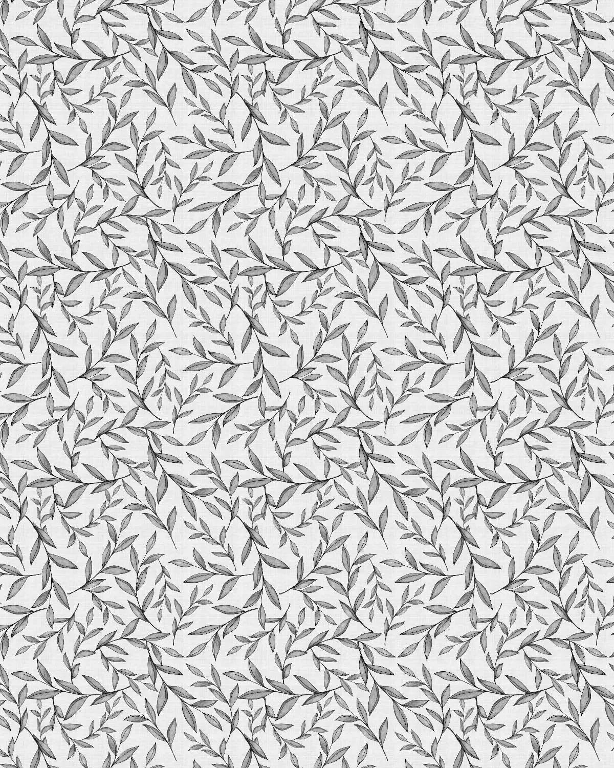 Leafy Foliage Black & White Wallpaper from Olive et Oriel where you can shop wallpaper and artworks online