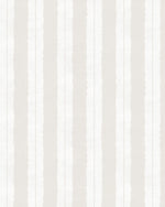 Painterly Stripes In Oatmeal Grey Wallpaper