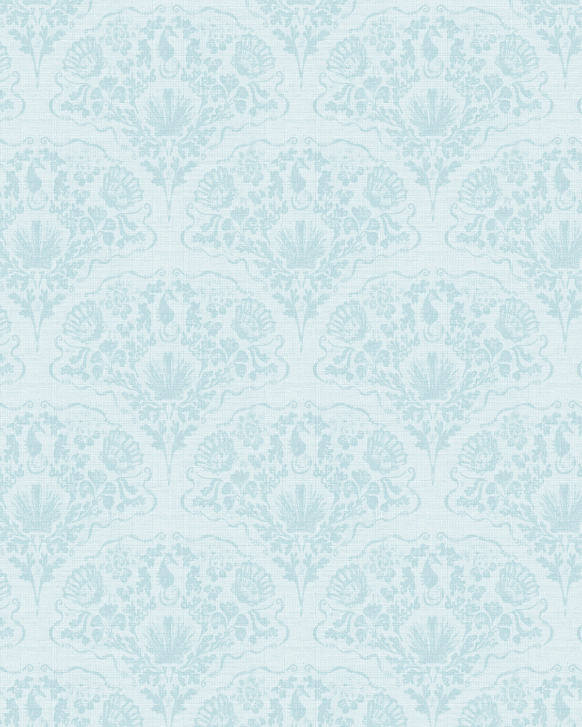 Ocean Luxe in Light Blue Wallpaper