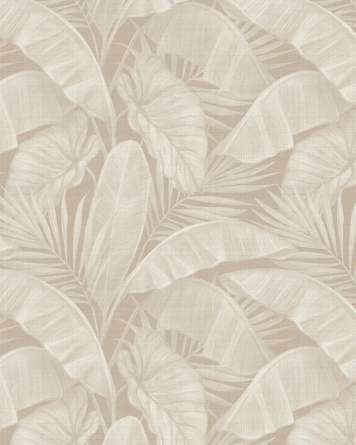 Escape to the Tropics Beige Wallpaper from Olive et Oriel where you can shop wallpaper and artworks online