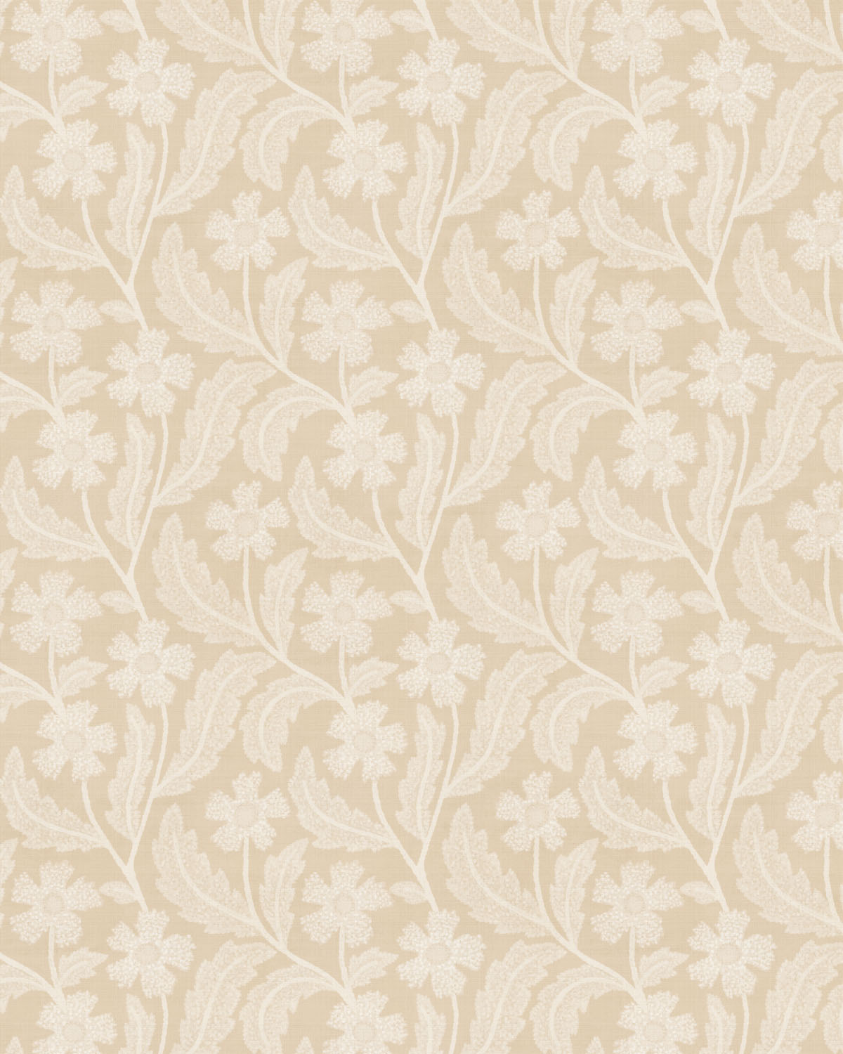 Country Blossom Beige Wallpaper